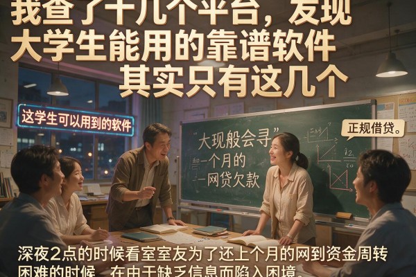 我查了十几个平台，发现大学生能用的靠谱软件其实只有这几个
