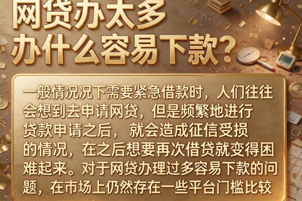 网贷办太多办什么容易下款？整理了几个还能放款的口子
