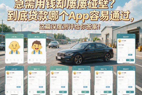 急需用钱却屡屡碰壁？到底贷款哪个App容易通过，这篇深度测评给你答案！