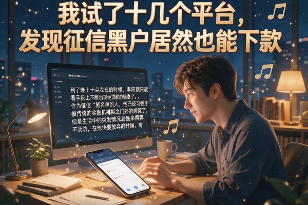 我试了十几个平台，发现征信黑户居然也能下款