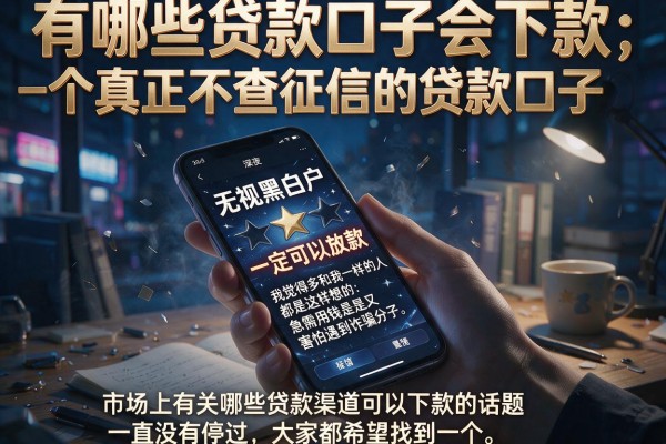 有哪些贷款口子会下款,详尽说明五个真正不查征信的贷款口子