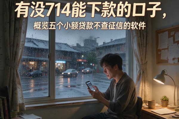 有没714能下款的口子，概览五个小额贷款不查征信的软件