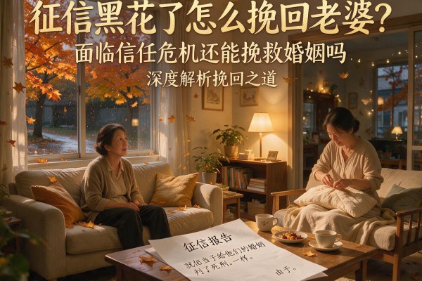 征信黑花了怎么挽回老婆?面临信任危机还能挽救婚姻吗,深度解析挽回之道