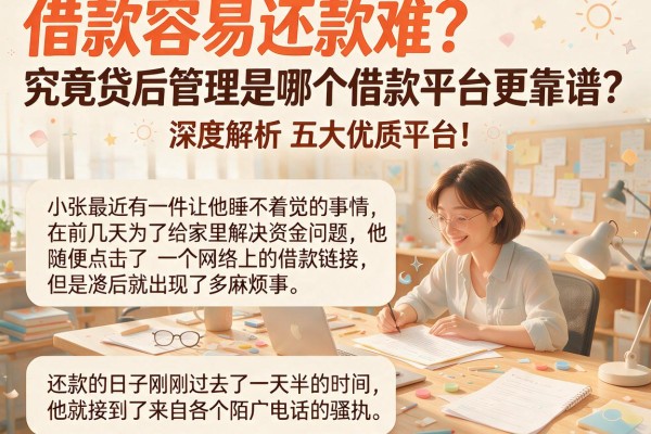 借款容易还款难？究竟贷后管理是哪个借款平台更靠谱？深度解析五大优质平台！