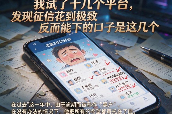 我试了十几个平台，发现征信花到极致反而能下的口子是这几个