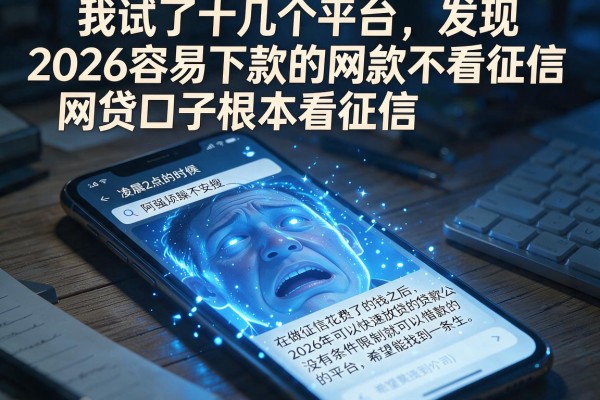 我试了十几个平台，发现2026容易下款的网贷口子根本不看征信