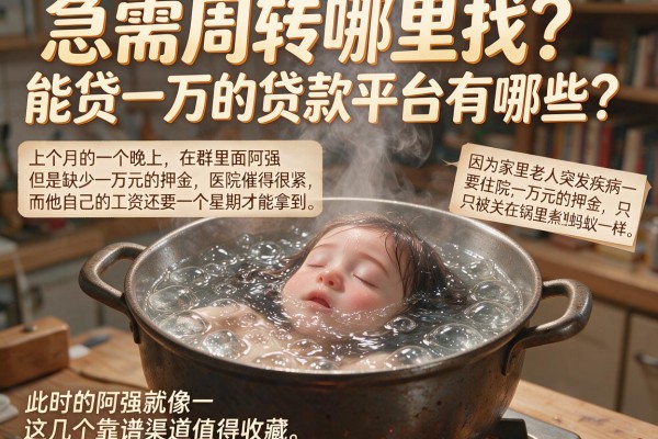 急需周转哪里找？能贷一万的贷款平台有哪些？这几个靠谱渠道值得收藏