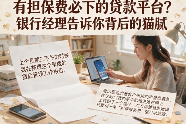有担保费必下的贷款平台？银行经理告诉你背后的猫腻