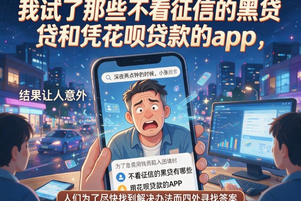我试了那些不看征信的黑贷和凭花呗贷款的app，结果让人意外
