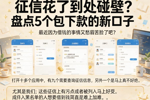 征信花了到处碰壁？盘点5个包下款的新口子无视黑白，亲测能下