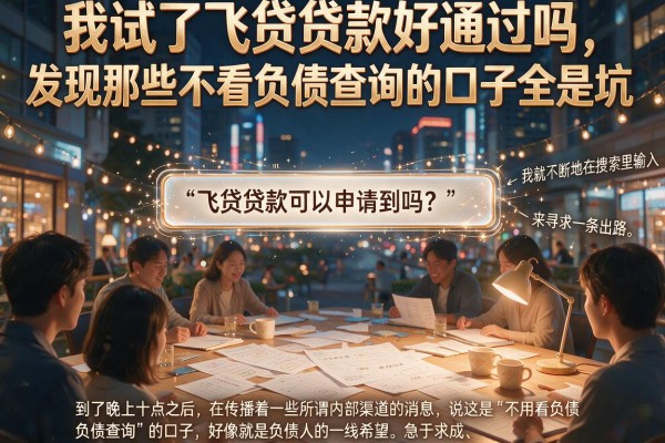 我试了飞贷贷款好通过吗，发现那些不看负债查询的口子全是坑