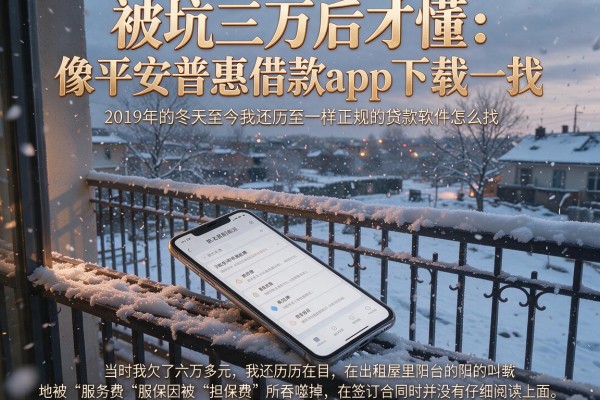 被坑三万后才懂：像平安普惠借款app下载一样正规的贷款软件怎么找