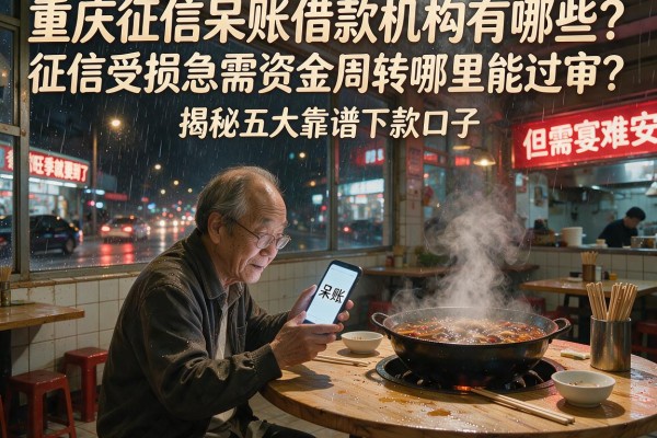重庆征信呆账借款机构有哪些？征信受损急需资金周转哪里能过审？揭秘五大靠谱下款口子