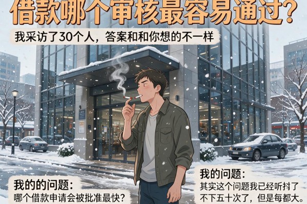 借款哪个审核最容易通过？我采访了30个人，答案和你想的不一样