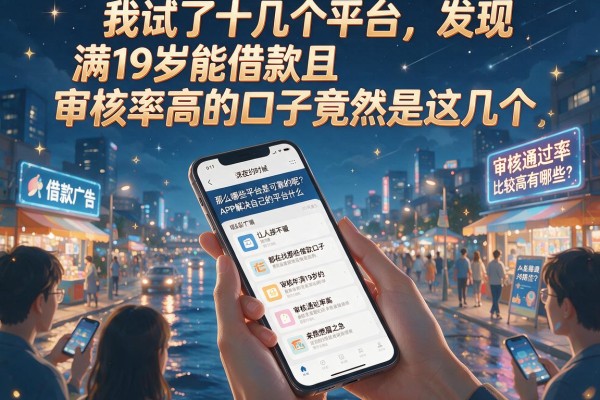 我试了十几个平台，发现满19岁能借款且审核率高的口子竟然是这几个