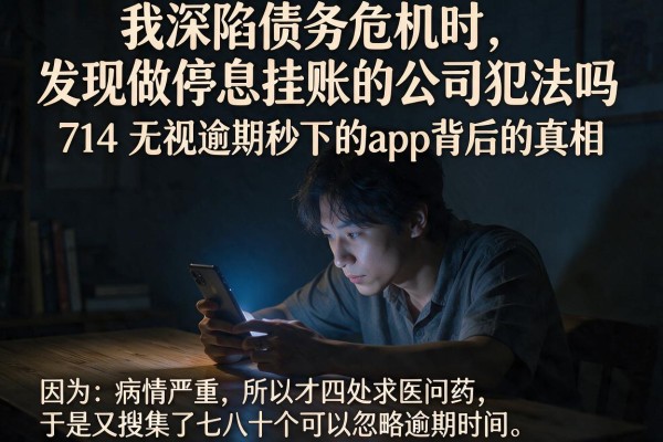 我深陷债务危机时，发现做停息挂账的公司犯法吗和714无视逾期秒下的app背后的真相
