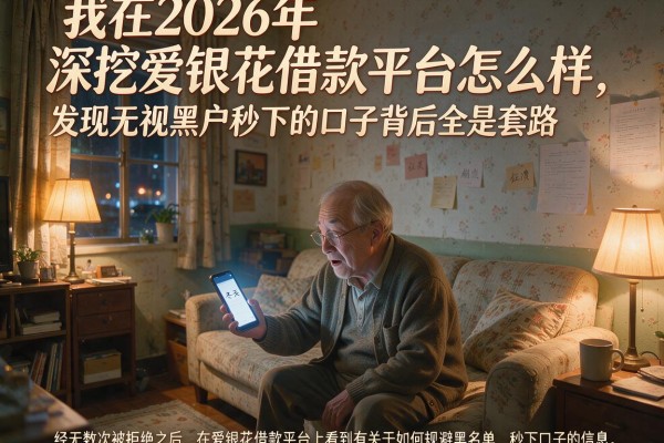 我在2026年深挖爱银花借款平台怎么样，发现无视黑户秒下的口子背后全是套路