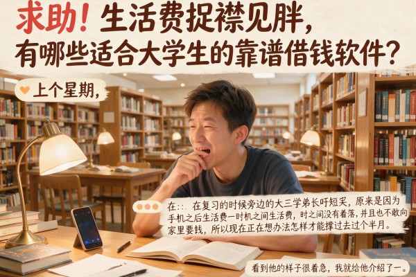 求助!生活费捉襟见肘,有哪些适合大学生的靠谱借钱软件?