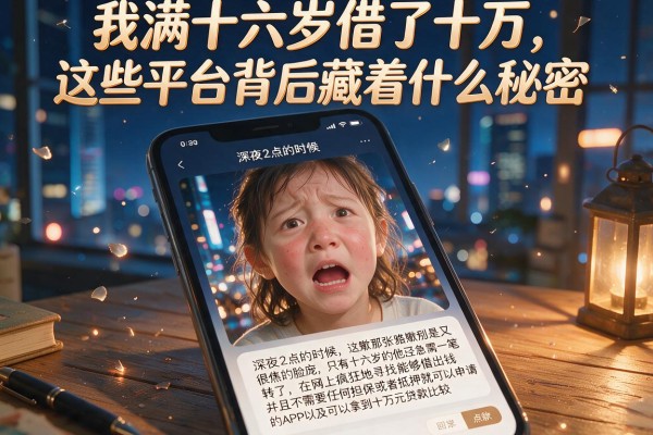 我满十六岁借了十万，这些平台背后藏着什么秘密