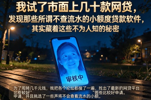 我试了市面上几十款网贷，发现那些所谓不查流水的小额度贷款软件，其实藏着这些不为人知的秘密