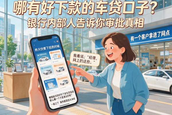 哪有好下款的车贷口子?银行内部人告诉你审批真相