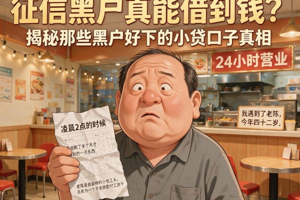 征信黑户真能借到钱？揭秘那些黑户好下的小贷口子真相