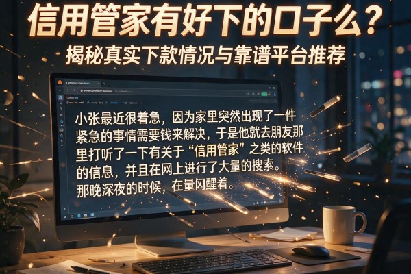 信用管家有好下的口子么？揭秘真实下款情况与靠谱平台推荐