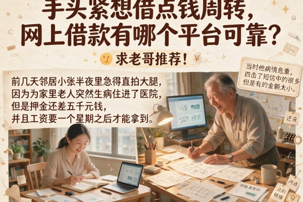手头紧想借点钱周转，网上借款有哪个平台可靠？求老哥推荐！