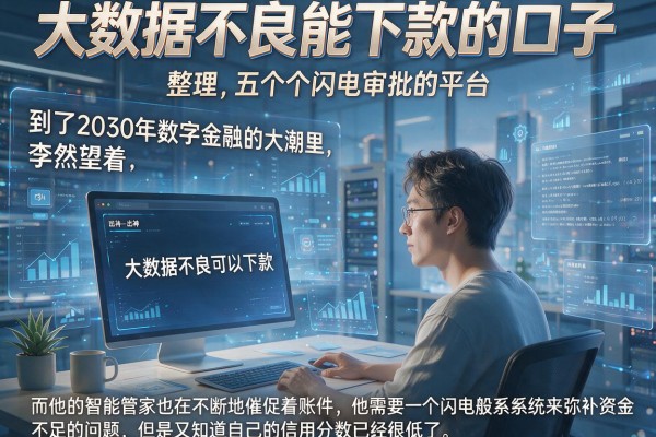 大数据不良能下款的口子，整理五个闪电审批的平台