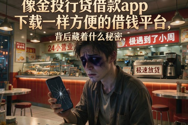 像金投行贷借款app下载一样方便的借钱平台，背后藏着什么秘密