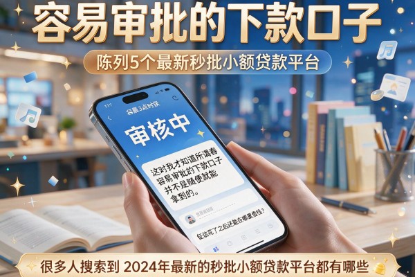 容易审批的下款口子，陈列5个最新秒批小额贷款平台