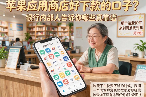 苹果应用商店好下款的口子？银行内部人告诉你哪些真靠谱