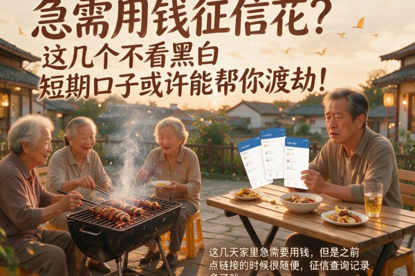 急需用钱征信花？这几个不看黑白短期口子或许能帮你渡劫！