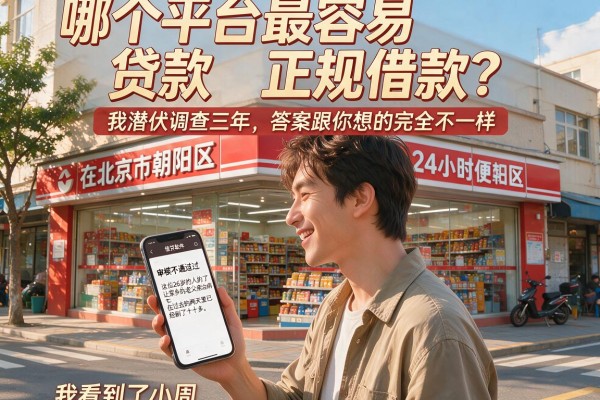 哪个平台最容易贷款正规借款？我潜伏调查三年，答案跟你想的完全不一样