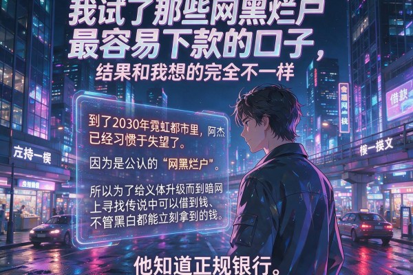 我试了那些网黑烂户最容易下款的口子，结果和我想的完全不一样