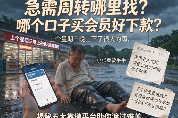急需周转哪里找?哪个口子买会员好下款?揭秘五大靠谱平台助你渡过难关