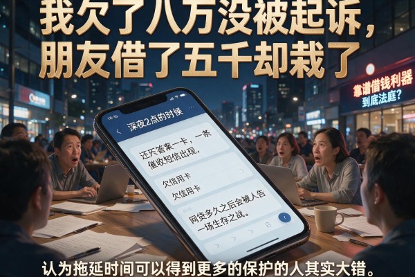 我欠了八万没被起诉，朋友借了五千却栽了，靠谱借钱利器到底在哪