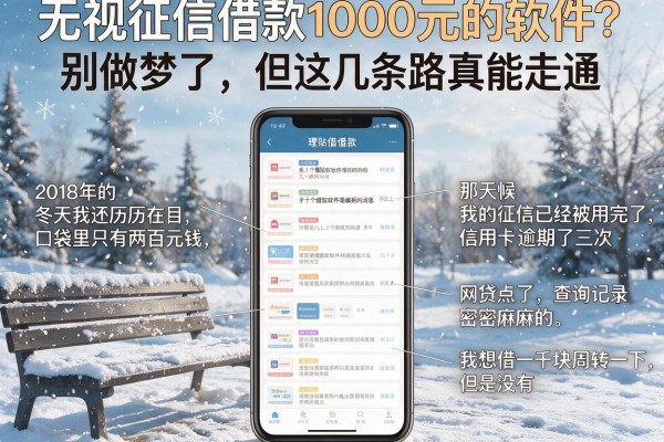 无视征信借款1000元的软件？别做梦了，但这几条路真能走通