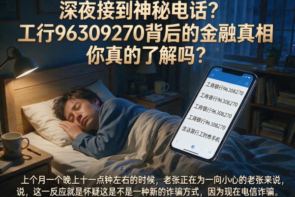 深夜接到神秘电话？工行96309270背后的金融真相，你真的了解吗？