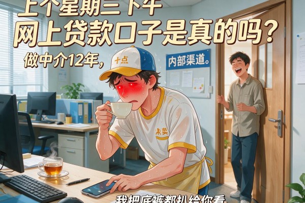 网上贷款口子是真的吗？做中介12年，我把底裤都扒给你看