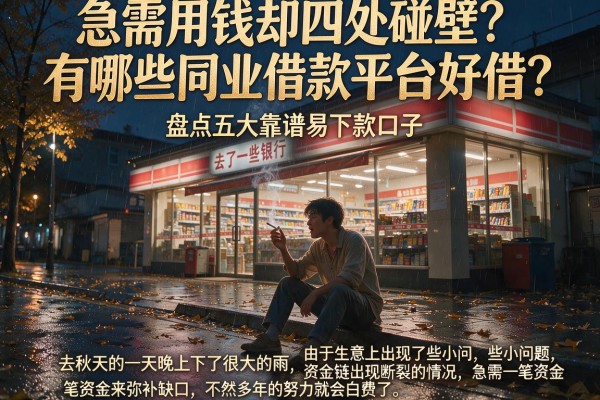 急需用钱却四处碰壁？有哪些同业借款平台好借？盘点五大靠谱易下款口子