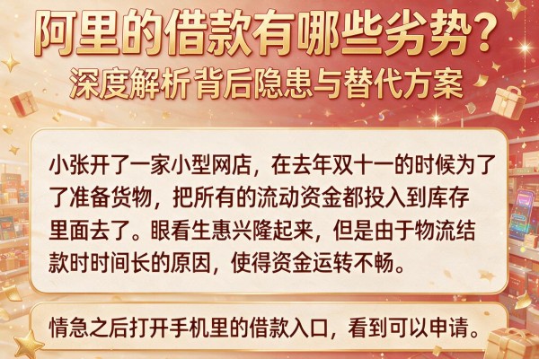 阿里的借款有哪些劣势？深度解析背后隐患与替代方案