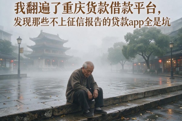 我翻遍了重庆货款借款平台，发现那些不上征信报告的贷款app全是坑