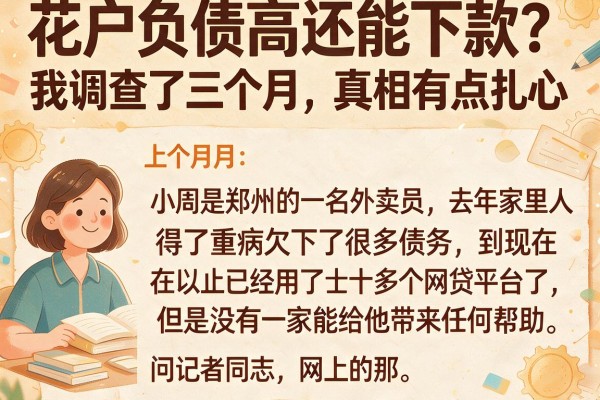 花户负债高还能下款？我调查了三个月，真相有点扎心