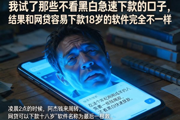 我试了那些不看黑白急速下款的口子，结果和网贷容易下款18岁的软件完全不一样