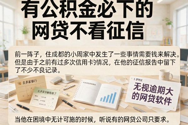 有公积金必下的网贷不看征信，罗列5个真正无视逾期大数据的网贷软件