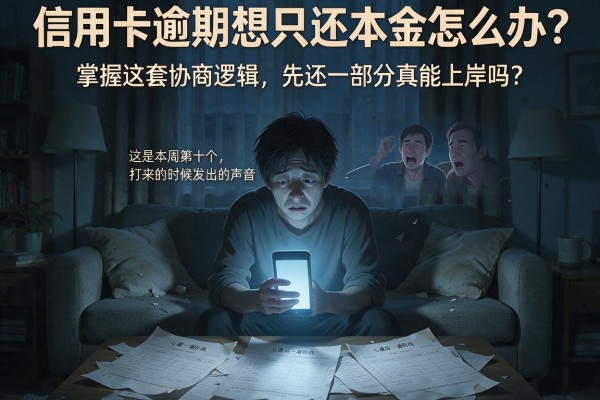 信用卡逾期想只还本金怎么办？掌握这套协商逻辑，先还一部分真能上岸吗？
