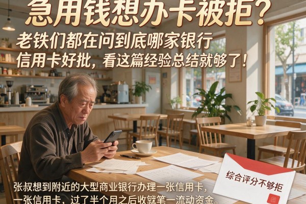 急用钱想办卡被拒？老铁们都在问到底哪家银行信用卡好批，看这篇经验总结就够了！