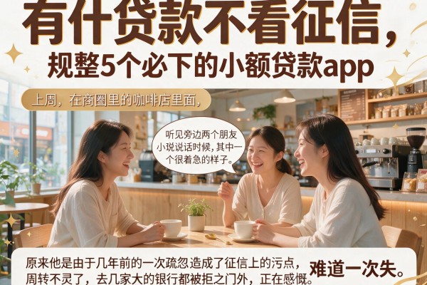有什贷款不看征信，规整5个必下的小额贷款app