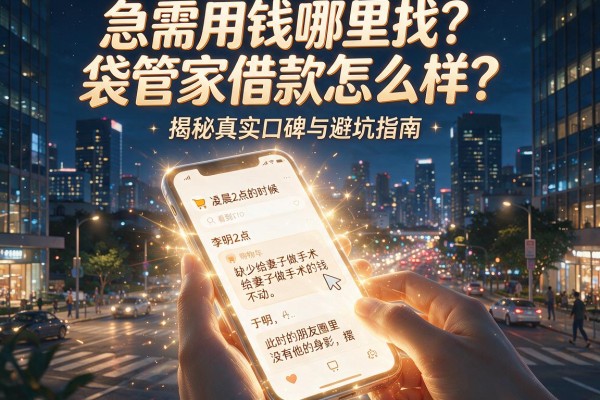 急需用钱哪里找？袋管家借款怎么样？揭秘真实口碑与避坑指南